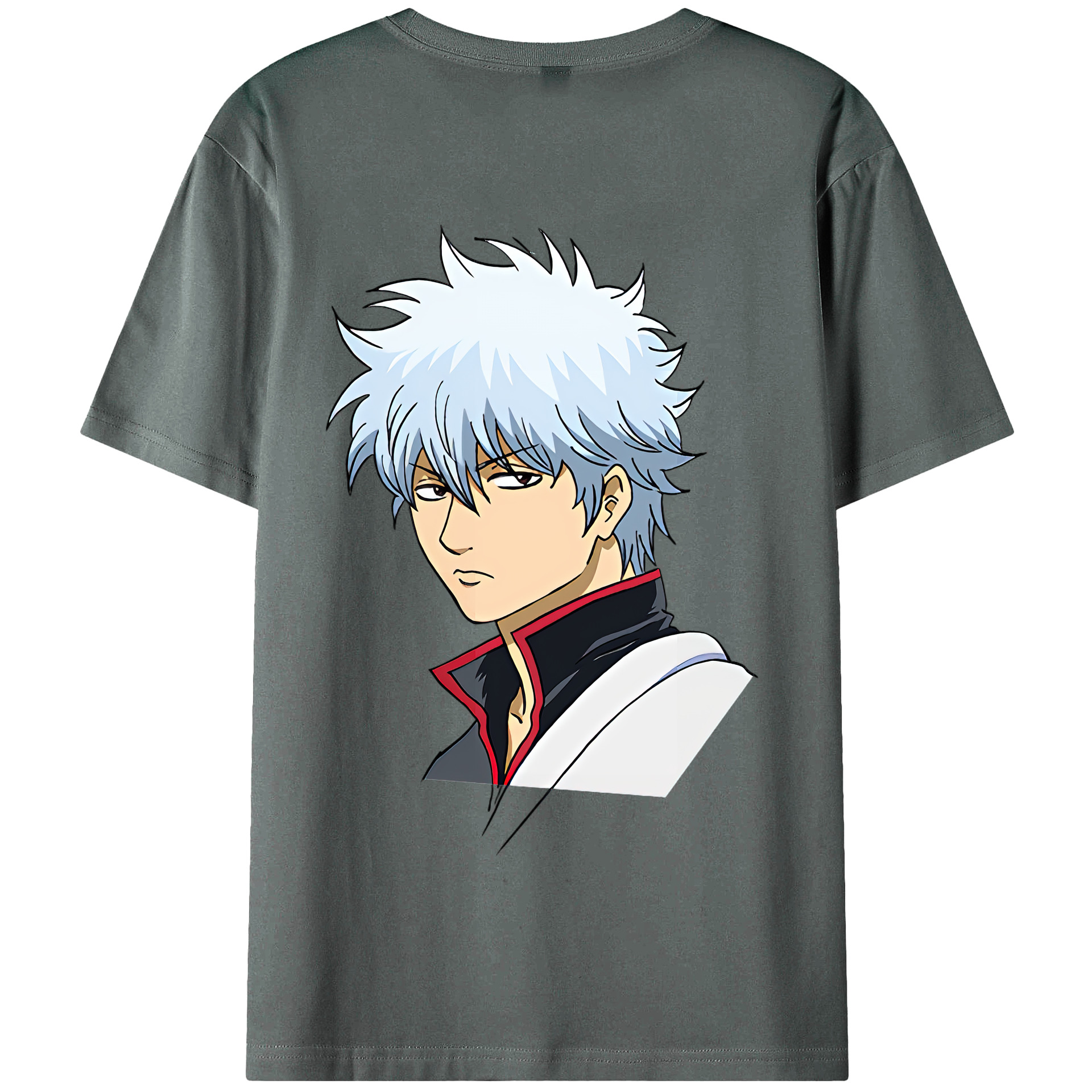 （画像用） ぎんたま 坂田銀時（さかたぎんとき） 神楽 志村新八（しむら しんぱち） GINTAMA Sakata Gintoki Kagura Shimura Shinpachi 綿100％半袖Tシャツ（背面プリント）